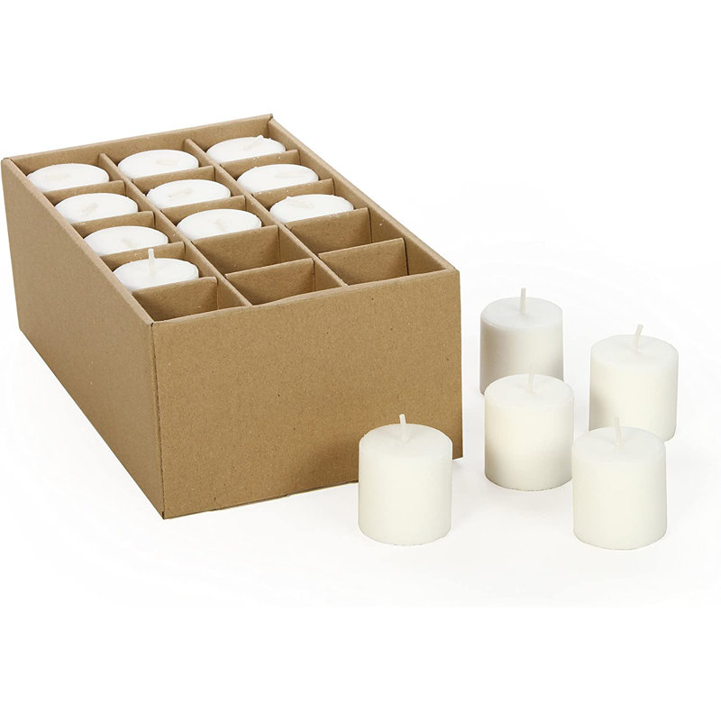 Bougies votives non parfumées, 360