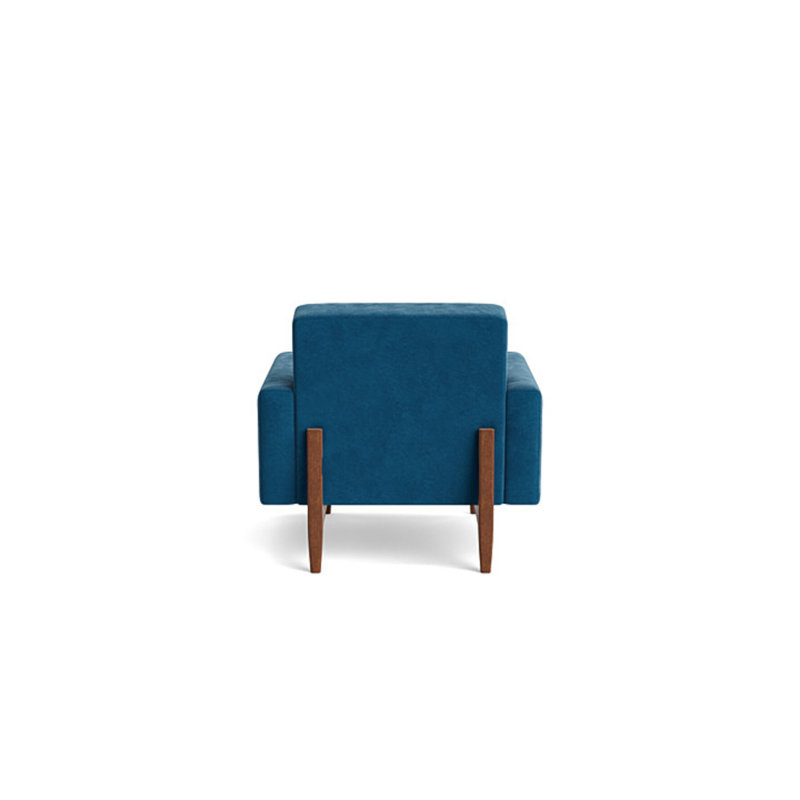Tyler Chair, Performance Velvet - Denim