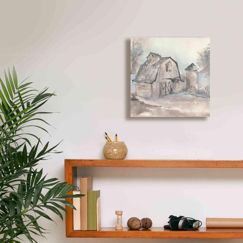 «Barn V» par Chris Paschke, estampe numérique sur toile, H 12 po x l 12 po x P 0,75 po