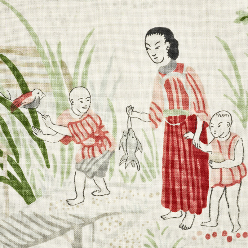 Yangtze River Fabric, Ivory
