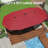 15FT Double-Sided Rectangle Patio Umbrella – Extra Large Market Sunshade – UV Protection, Waterproof, Sturdy Ribs, Crank Lift – Perfect for Poolside, Garden, Deck, Backyard – Claret-362322862