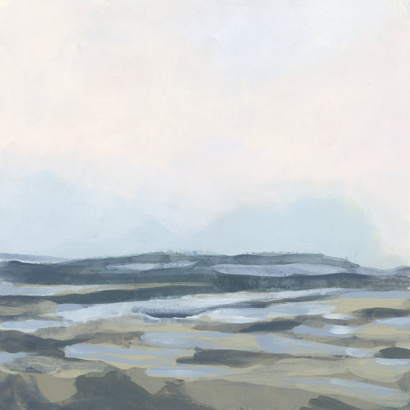 Blue Shoals II by June Erica Vess - Wrapped Canvas Print, 122cm H x 122cm W