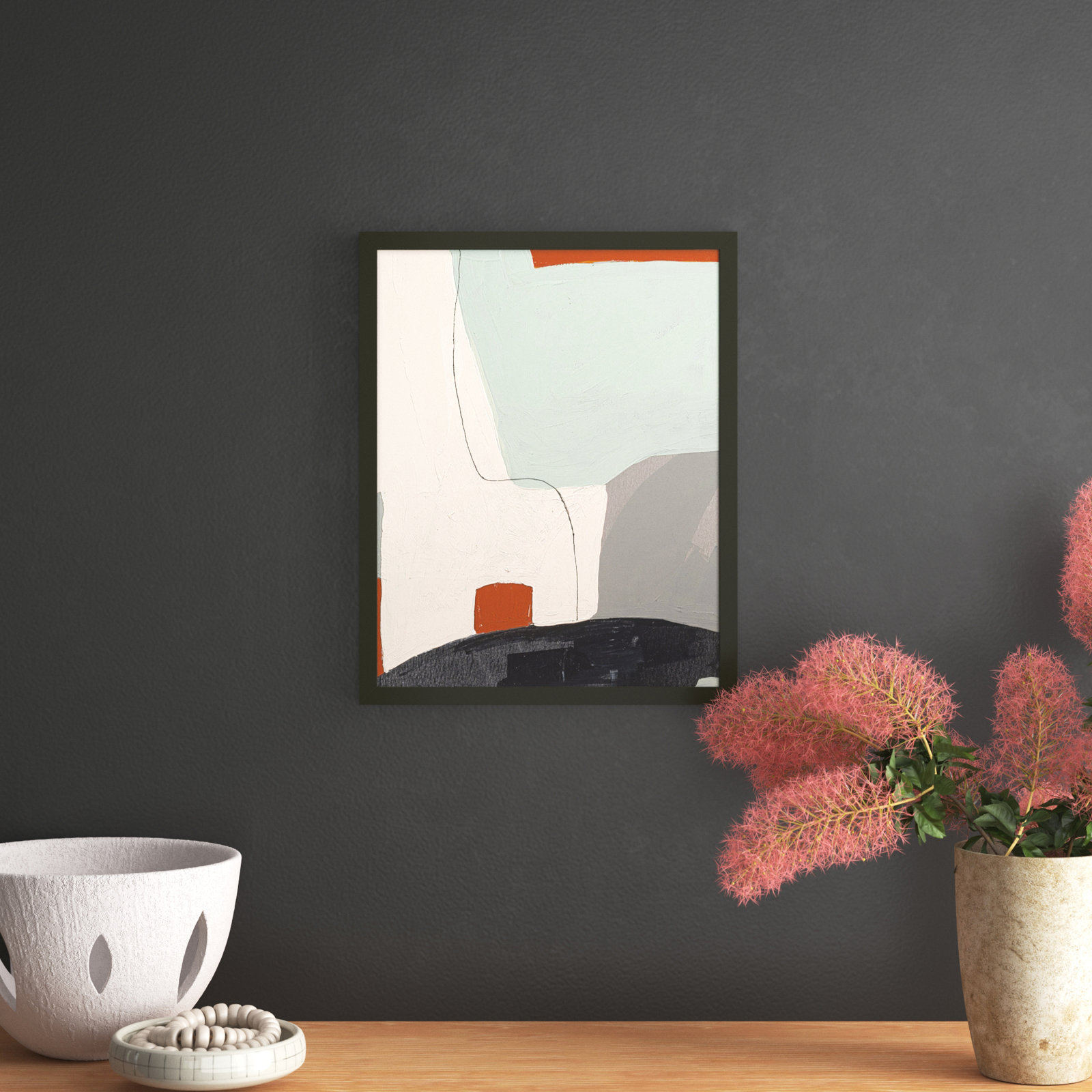 Dreamscape 3 Print by Andrea Stokes, 20" H x 16" W x 1.25" D, Black Framed