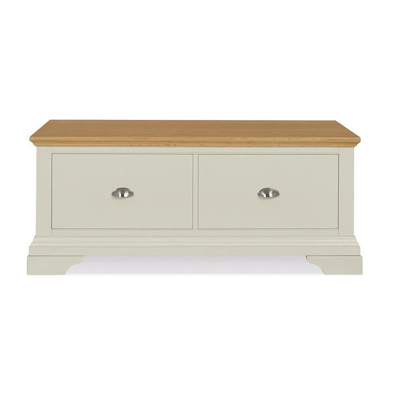 Ziggy Accent Trunk, Soft Grey/Pale Oak