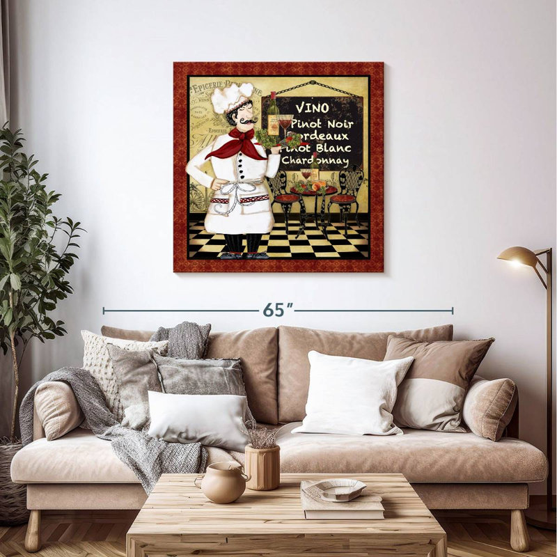 Yarlin Bistro Chef, 39" H x 39" W