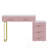 Makeup Vanity Desk Set With 5 Drawers And Chair-2047922902
