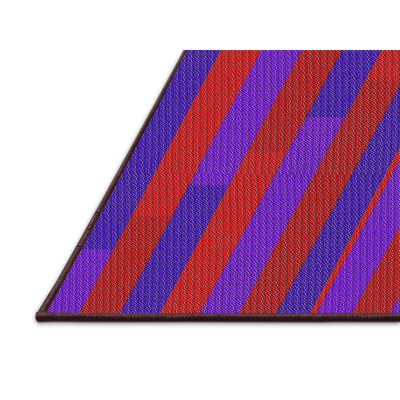 Striped Indoor Rug, Rectangle 5' x 7'