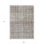Tapis intérieur lavable rayé rose ivoire et cuivre 9 pi x 12 pi