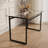 Minimalist Rectangular Glass Dining Table For 4-6 With 0.31" Tempered Glass Tabletop And Chrome Metal Legs, Writing Table Desk