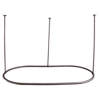 54'' Oval Shaped Shower Curtain Rod