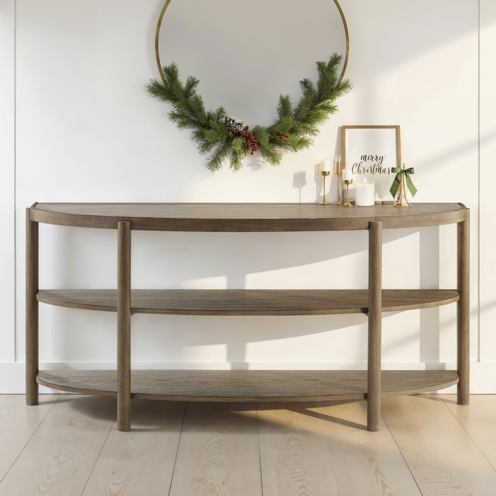 Cortia 62" Console Table, Brown