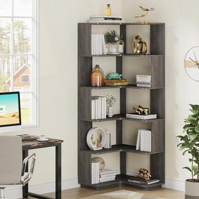 6 Tier Corner Bookshelf