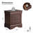 Transitional 2-Drawer Solid Wood Nightstand, No Assembly Required-1877717280