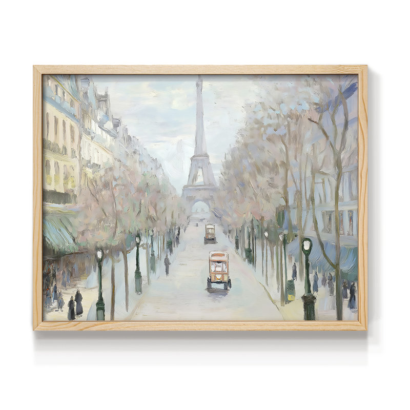 Paysage, série XLVII, reproduction encadrée, H 8 po x l 10 po, Naturel