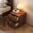 Solid Wood Night Stand 2 Drawer Dresser-786730084