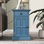 Table d'appoint Classic Vintage Livingroom avec ports USB et un tiroir multifonctionnel avec porte-gobelets