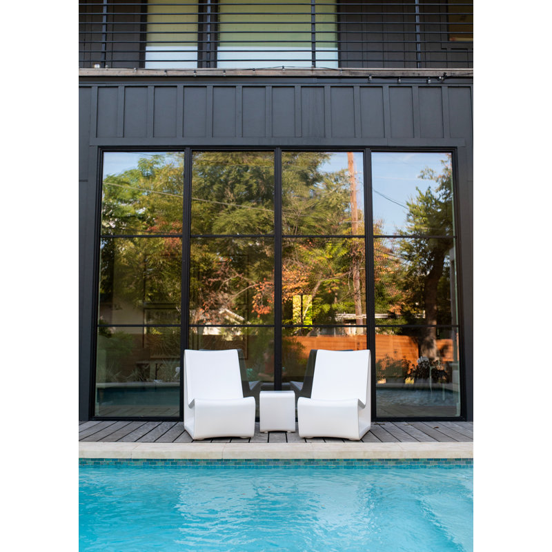 Loop Outdoor Lounge Chair, Highcloud White