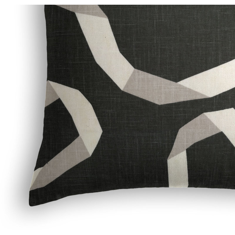 Vento Linen Square Pillow Cover & Insert, 22" x 22", Persimmon