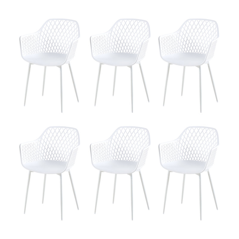 Amoure Dining Chair, White