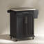 Chariot de cuisine roulant, îlot de cuisine sur roulettes, avec comptoir en acier inoxydable, tiroir, porte-serviettes et support à épices, chariot de rangement utilitaire