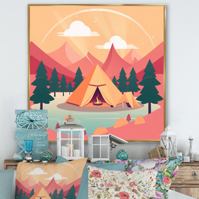 Nature's Camp sur toile