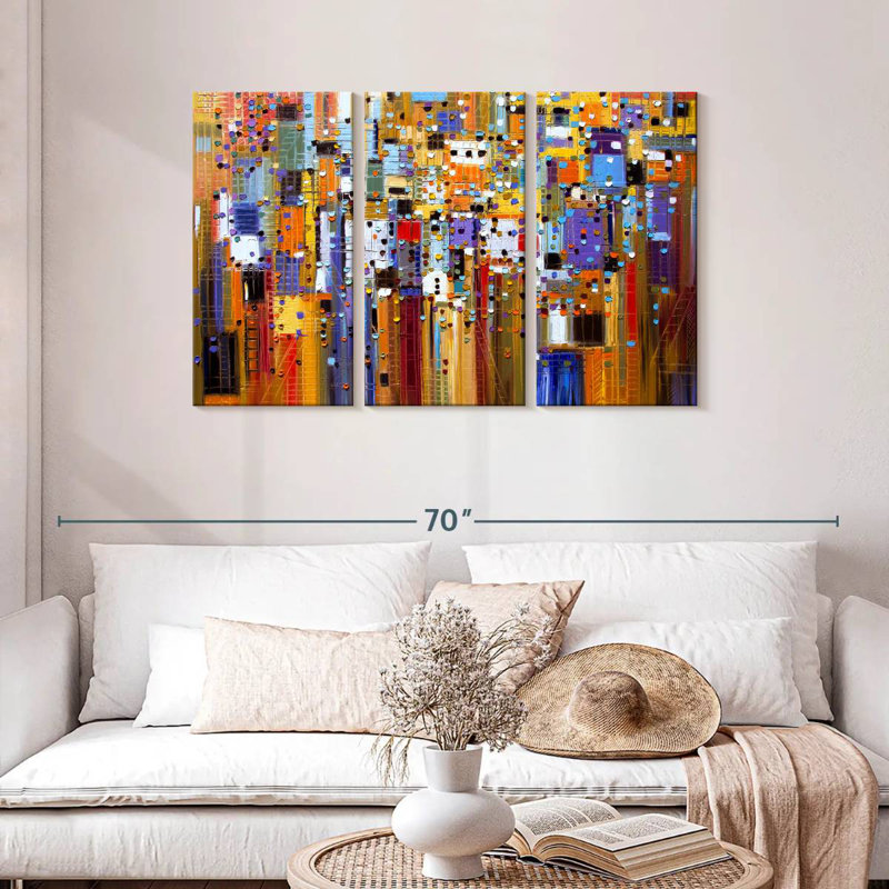 Avery Colorful City, 28" H x 45" W