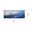 «Alpine Landscape», reproduction de photo sur verre sans cadre