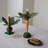 Radish Motif Iron & Mango Taper Holder