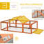 Grand refuge pour lapin en bois PawHut-115296845