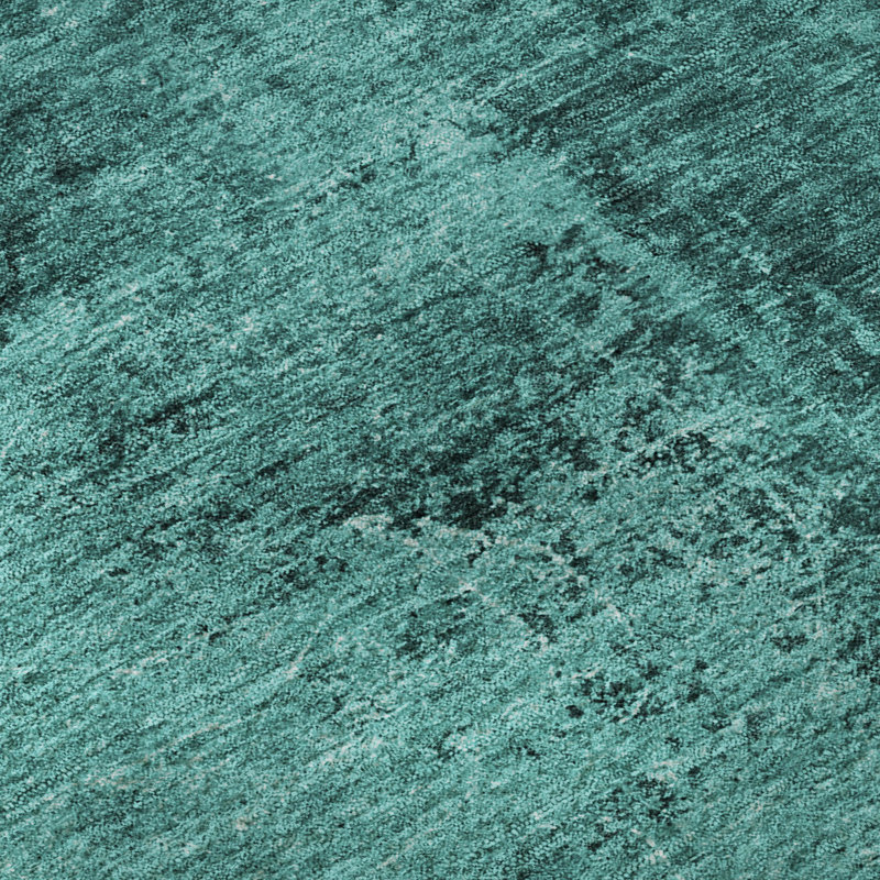 Cerrito AMF554 Machine Washable Premium Teal Area Rug, Rectangle 10 pi x 14 pi