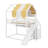Full Size House Loft Bed With Canopy & Slide, Built-In Bookshelves, Playhouse Loft Bed With Storage-503465236