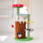 4 Tiers Cat Tree with Condons,Perch,Scratching Posts