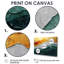 Emerald Drift of Transitional Passage Of Time I - Art mural moderne transitionnel abstrait-1905776507-1905776505-1905776509