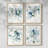 GeometricInCoolVIIIPremiumGalleryWrapped-ReadyToHang Framed Print - Set of 4-1421984504-1421984518