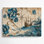 Art mural en métal beige avec détails nautiques