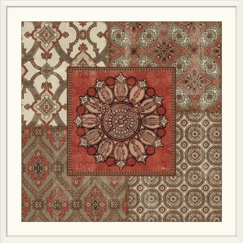 « iv », impression Venetian Patchwork, H 35 po x l 35 po x P 1,5 po, Toile