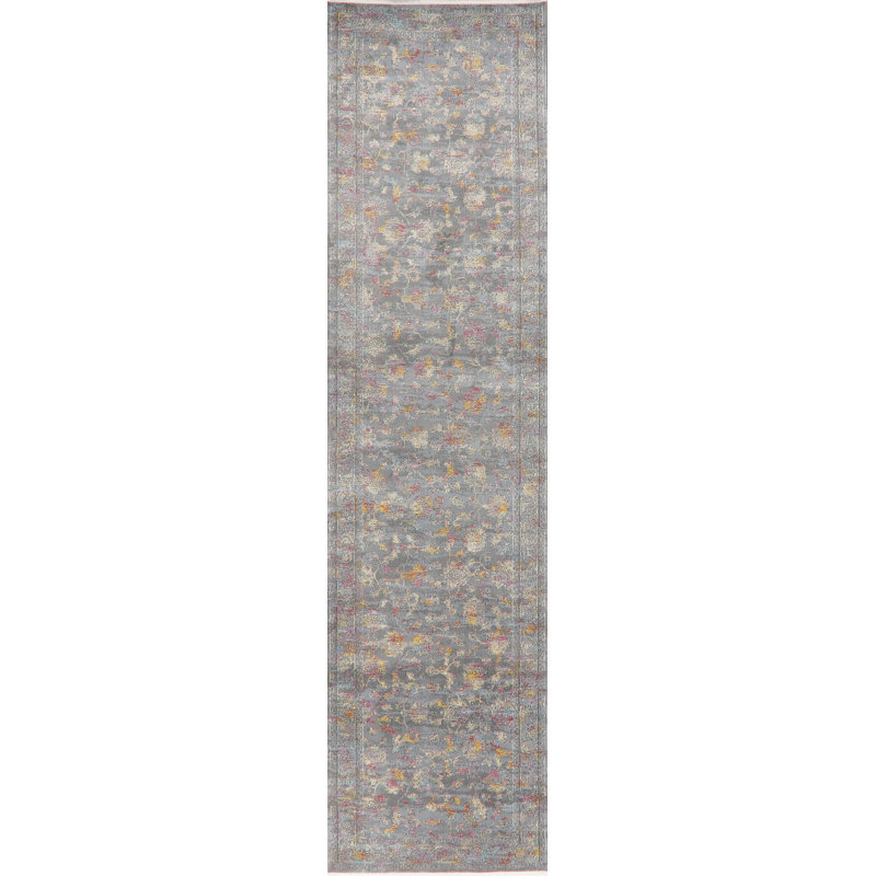 Tapis zone grise polypropylène Ruthven, Tapis de couloir 3 pi x 12 pi
