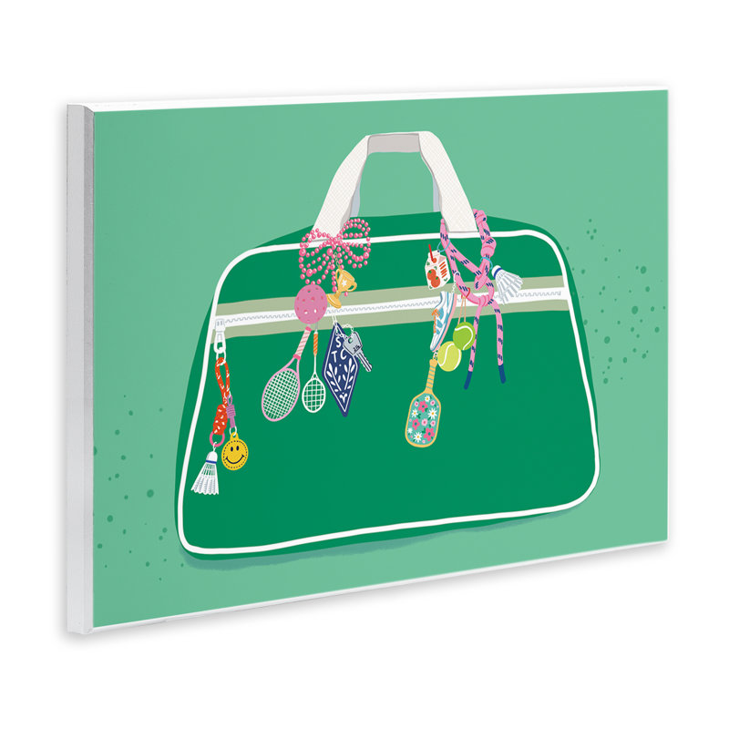 "Sporty", art mural sur toile, par Nancy McKenzie, H 10 po x l 15 po