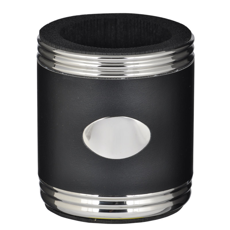 Seau de glace Taza, Noir / acier inoxydable