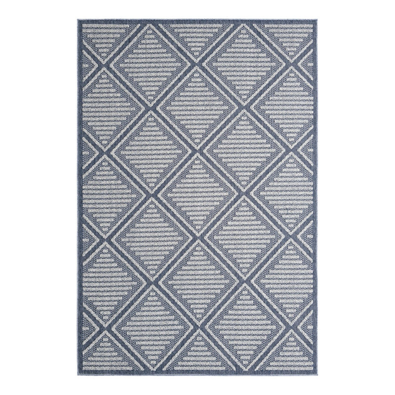 Indoor/Outdoor Trellis Area Rug, Rectangle 6'1" x 9'