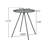 Vida 16.5" Side Table （Only Include Table)-813308450
