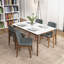 Chaise d'appoint rembourrée en bois massif Halladay-1724291166