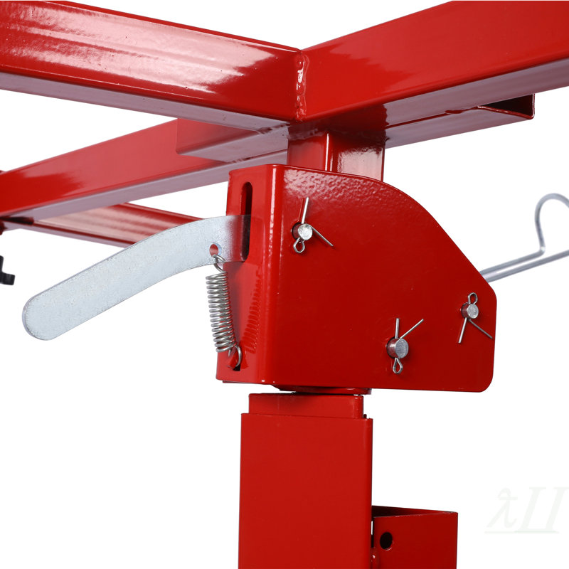 Drywall Lift Panel  Lift Drywall Panel Hoist Jack Lifter Jack Rolling Caster Wheel Sheetrock Drywall Lift Construction Tools,150-lb. Capacity,  Max. Sheet ,red