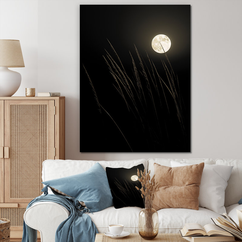 Ivoire, isolement au clair de lune I, H 20 po x l 12 po x P 1 po, Toile tendue