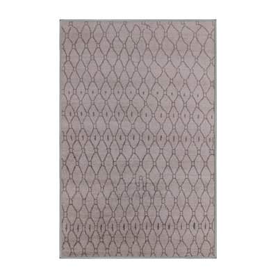 Tapis noir/brun