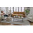 Stone Faux Leather Ottoman-33936100