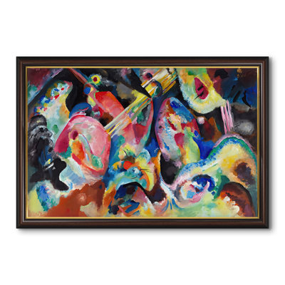 De l'improvisation. Deluge, 1913 - Wassily Kandinsky - Toile encadrée sur mesure