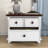 2 - Drawer Nightstand in White Walnut