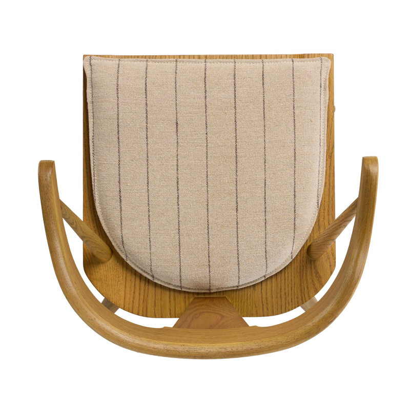Ripley Dining Chair with Cushion, Lavon Flint, Sandy Oak