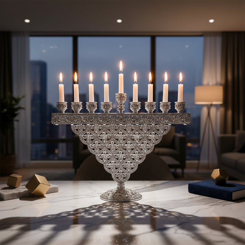 Crystal Sinclair Menorah